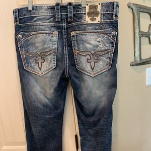 Men Rock Revival Jeans